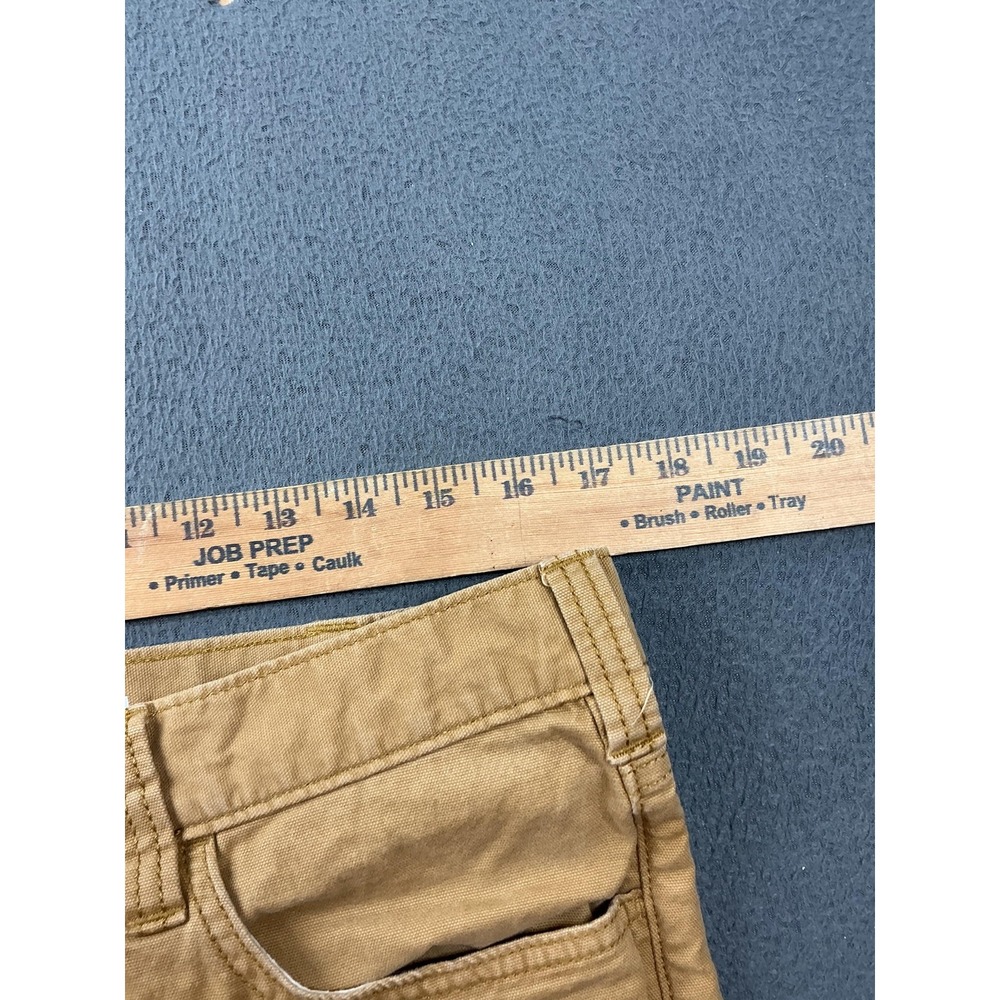 Carhartt Pants Mens 34x32 Beige Rugged Flex Relaxed Fit Canvas Workwear - Picture 6 of 13
